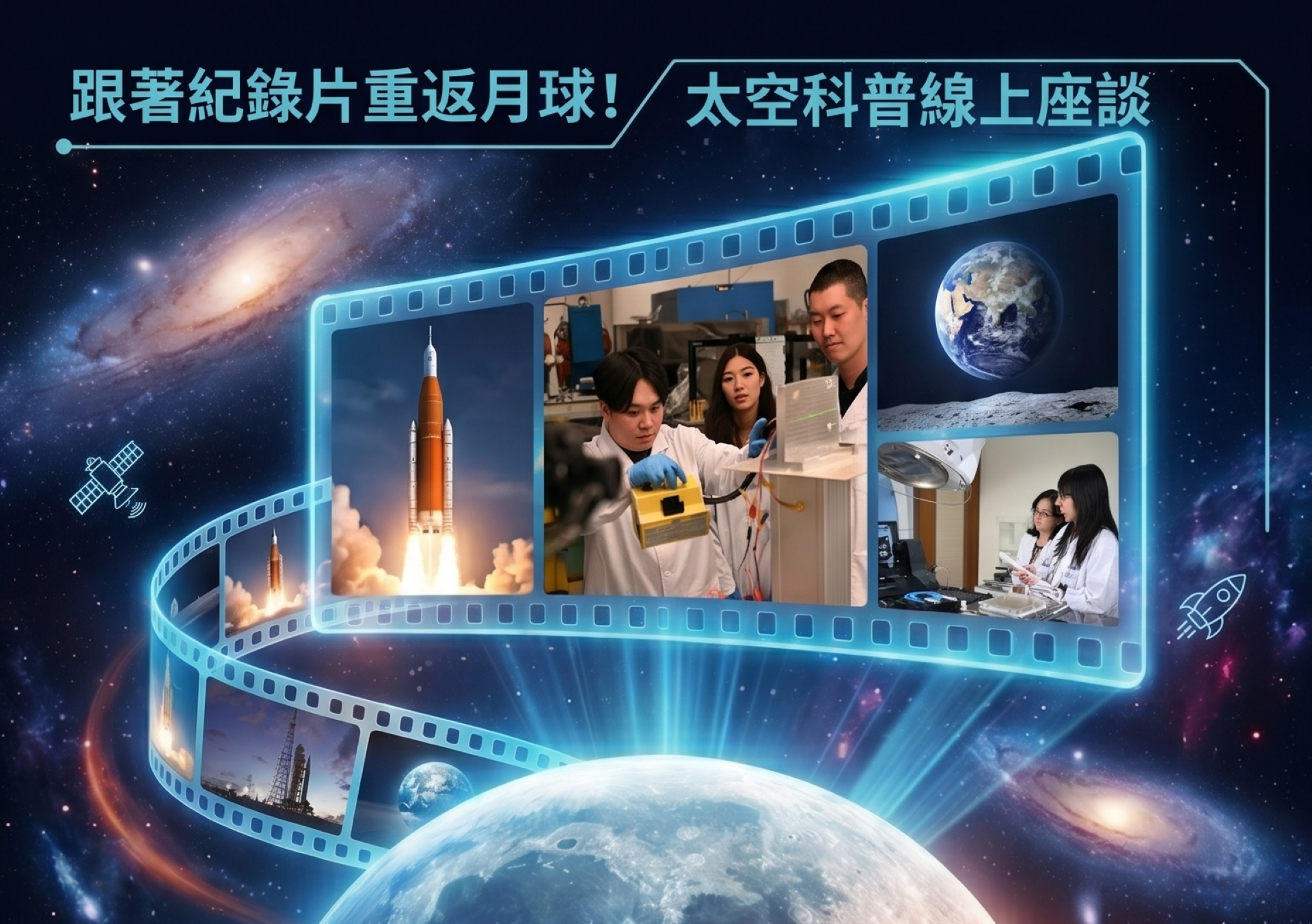 看見未來太空：重返月球紀錄片座談會
